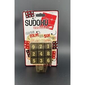 New sealed Sudoku on a puzzle cube by Westminster 6-sided logic game